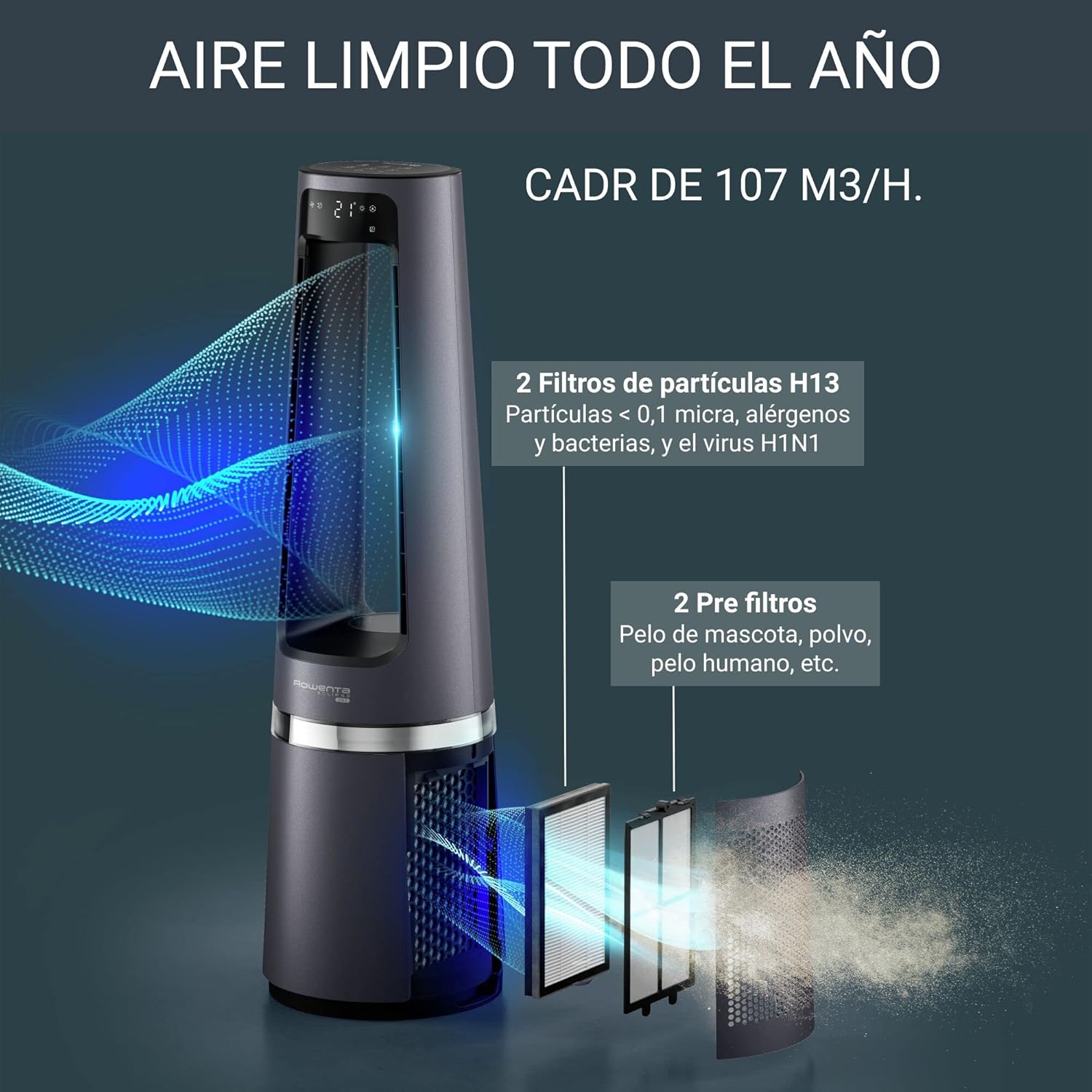 Rowenta Eclipse 3-in-1 2100W